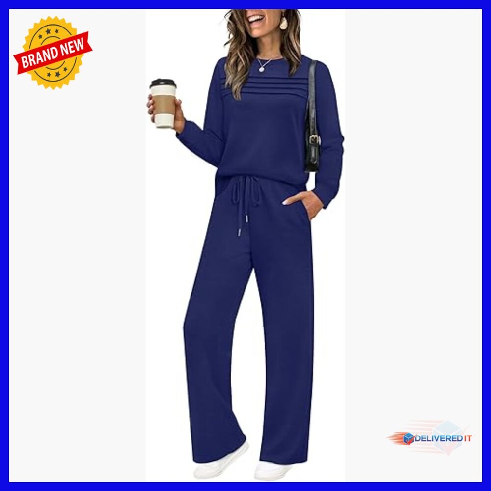 Medium 2-Piece Tracksuit Set, Polyester Rayon Spa… - image 1